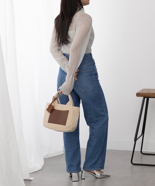 トートバッグ Yourelia toleur トートバッグ 「toleur」レザーポケットトート 11973