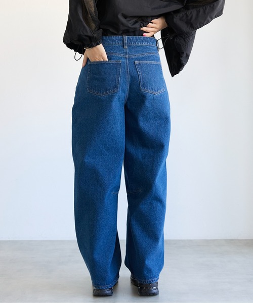 boyTTT_MSW デニムパンツ SOTT ジーンズ デニム デニムパンツ Curved Denim Pants