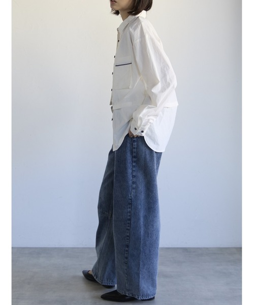 sakishimatokyo ジーンズ デニム デニムパンツ タック入り