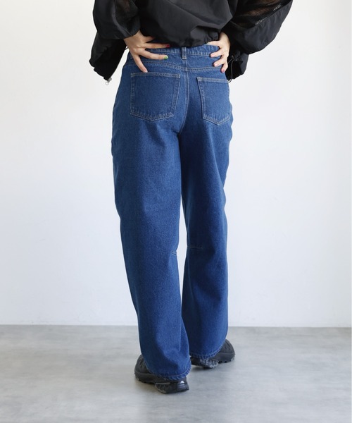 SOTT ワイドパンツ ジーンズ デニム デニムパンツ Curved Denim Pants