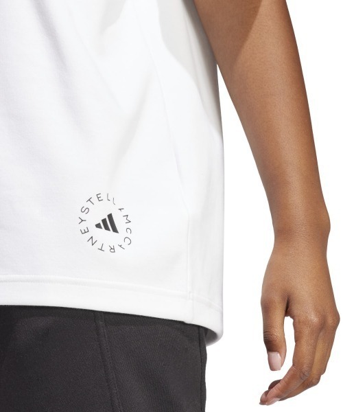 アディダス adidas by Stella McCartney Loose Tシャツ IB6855 レディース シャツ トップス White Women's adidas by Stella McCartney Loose T-Shirt IB6855
