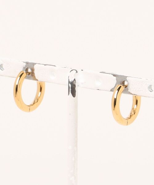 4℃ HOMME+（ヨンドシーオムプラス） ピアス シルバー フープ ピアス