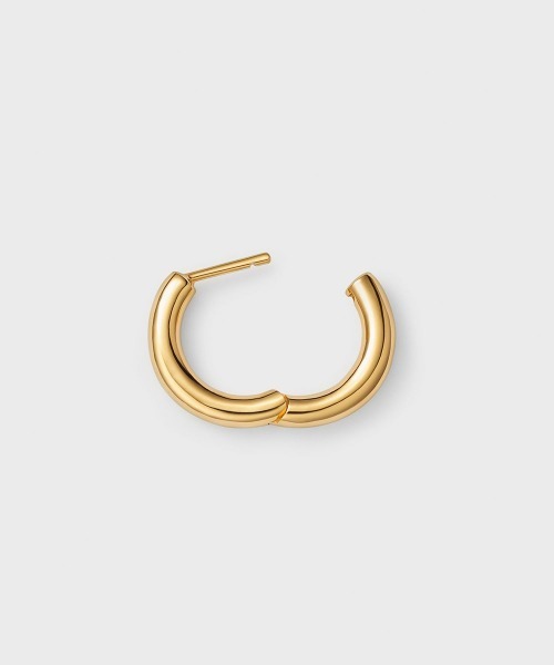 4℃ HOMME+（ヨンドシーオムプラス） ピアス シルバー フープ ピアス