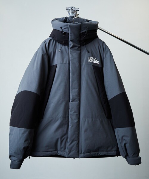 FIRST DOWN（ファーストダウン） ダウンジャケット SMALL グレー