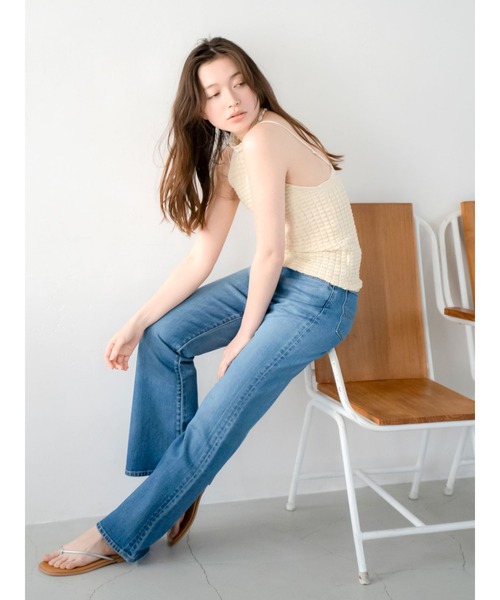 Ungrid ジーンズ デニム デニムパンツ ハイウエストストレッチ