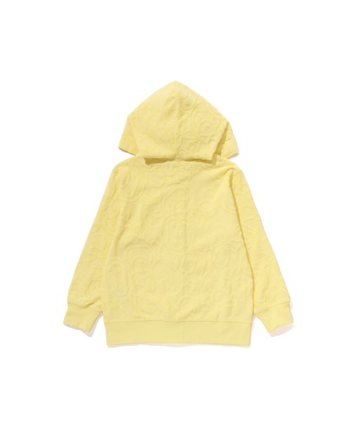 A BATHING APE BABY MiLO ジップアップパーカー A BATHING APE パーカー ALL BABY MILO PILE ZIP HOODIE キッズ
