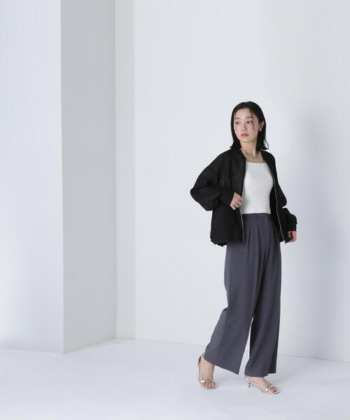NATURAL BEAUTY BASIC ブルゾン アウター 「Oggi掲載」メッシュ