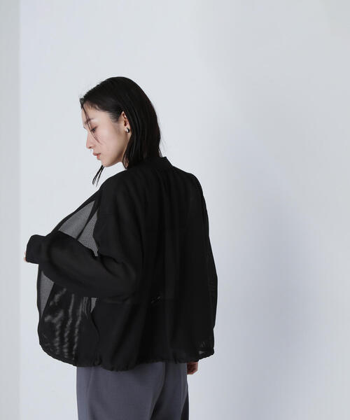 NATURAL BEAUTY BASIC ブルゾン アウター 「Oggi掲載」メッシュ