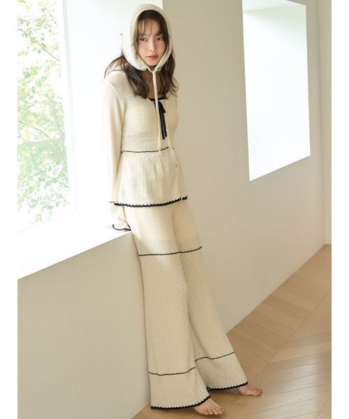 SNIDEL HOME（スナイデルホーム）の「クロシェカーディガン
