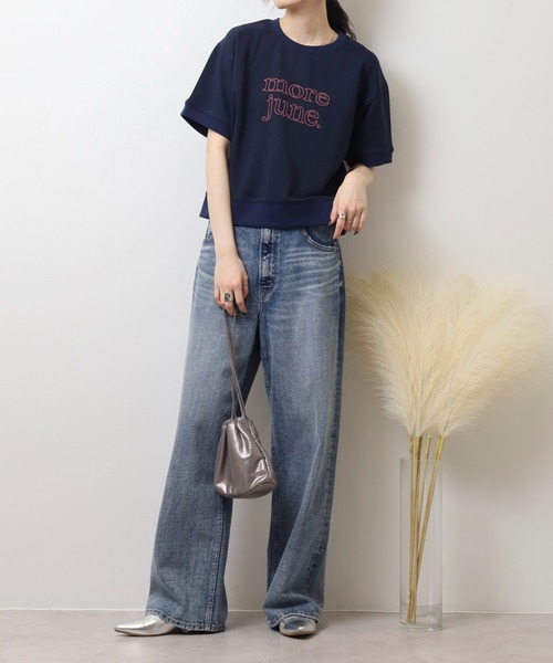 tシャツ EGLANTINE ロゴ半袖Tシャツ「日本製」 レディース EGLANTINE tシャツ ロゴ半袖Tシャツ「日本製」 レディース
