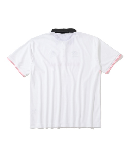 MARK&LONA ホワイト ポロシャツ ML-TECH MARK&LONA（マークアンドロナ） ポロシャツ ML-Tech Leopard Polo