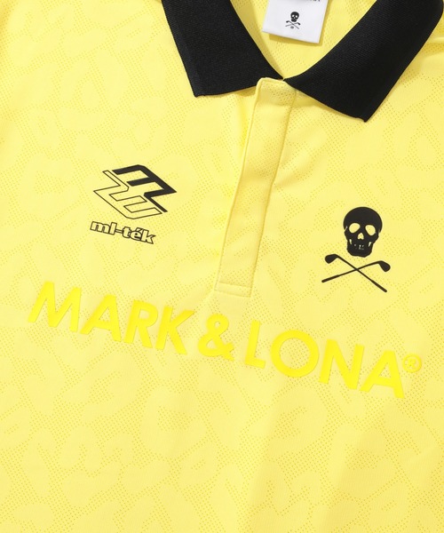 MARK&LONA（マークアンドロナ） ポロシャツ ML-Tech Leopard Polo