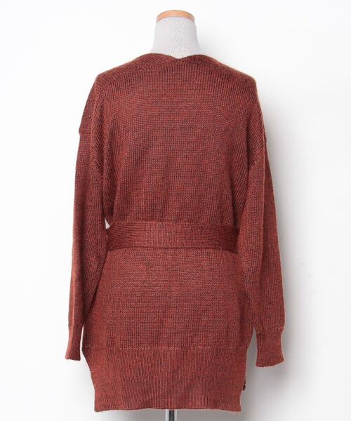 「DOMENICO+SAVIO」 Vネックニット 38 ブラウン系その他 レディース_画像2