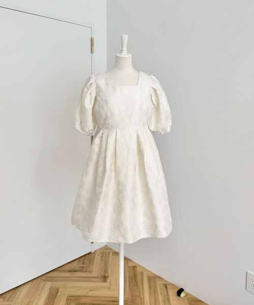 Areeam（アリーム） ワンピース ひまわりジャガードワンピース