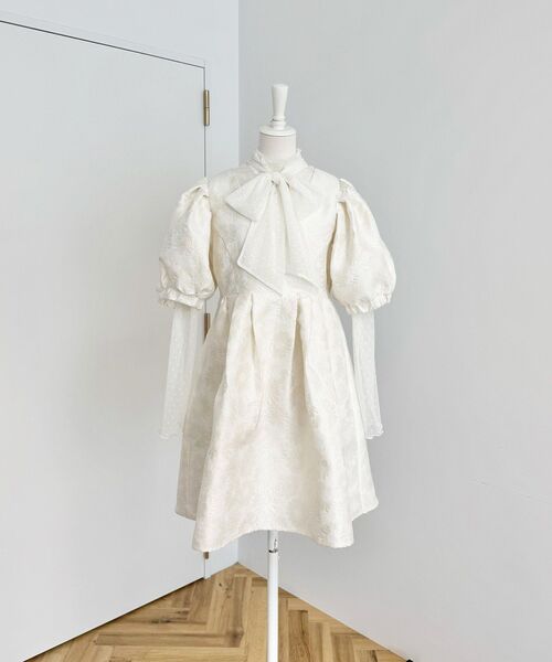 Areeam（アリーム） ワンピース ひまわりジャガードワンピース