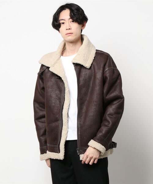 「THISIS」 「HALHAM」ブルゾン MEDIUM ブラウン メンズ_画像8
