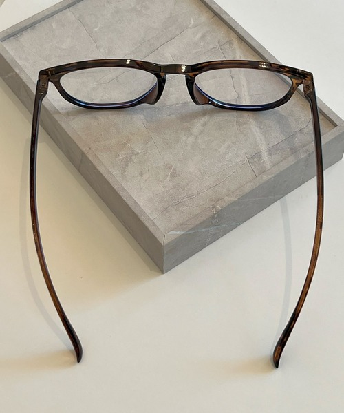 日本製品 べっ甲柄 ボストンフレーム DiamondHearts 伊達メガネ メガネ 眼鏡 べっ甲柄フレーム