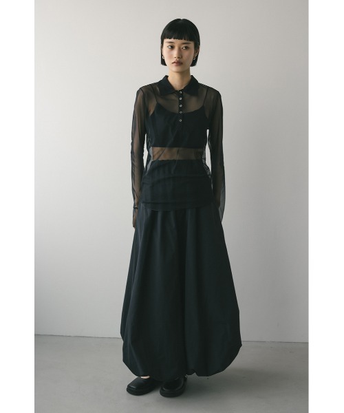 ブラウス シャツ ハイシアーポロ レディース STYLEMIXER ブラウス シャツ ハイシアーポロ レディース