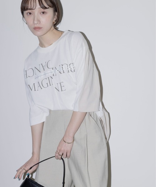 Eimee Law tシャツ バック配色リメイクTシャツ レディース