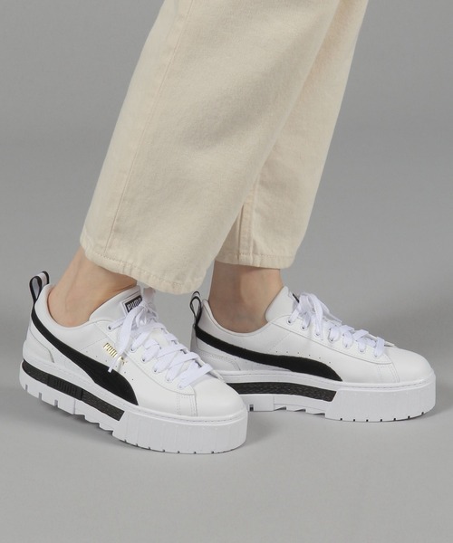 PUMAメイズレザーウィメンズ22.0cm PUMA スニーカー 「PUMA」メイズ レザー ウィメンズ レディース