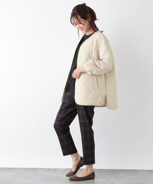 「GLOBAL WORK」 ジャケット LARGE アイボリー レディース_画像5