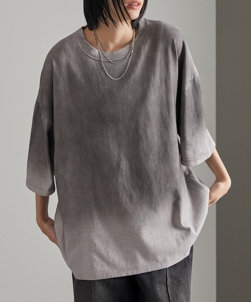 cussil（クシル） tシャツ 「cussil/クシル」フェードグラデーション