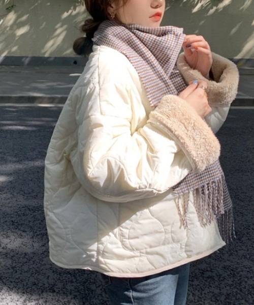 「a lot of love」 「Bling Leads」ノーカラージャケット FREE ダークグレー レディース_画像6