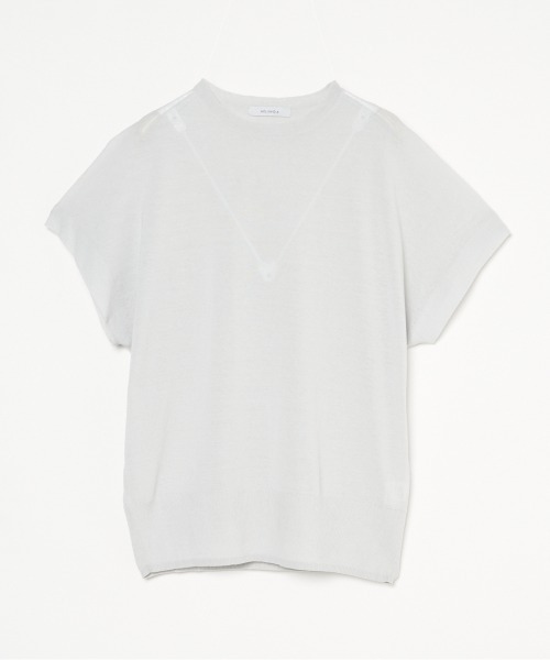 ニット セーター SHEER KNIT BIG TEE レディース