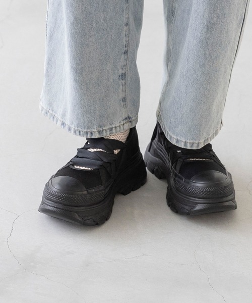 国内配送 CONVERSE ALL STAR TREKWAVE BL OX BLACK CONVERSE ALL STAR TREKWAVE BL OX 31314871 Black Women's