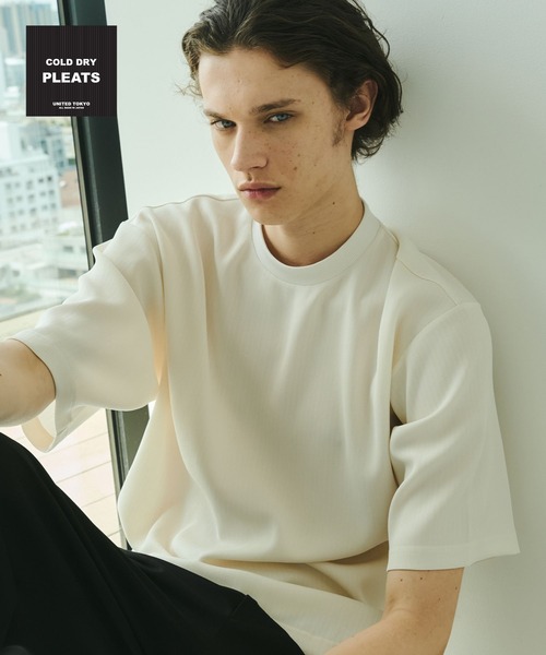 UNITED TOKYO（ユナイテッドトウキョウ） tシャツ COLD DRY PLEATS T