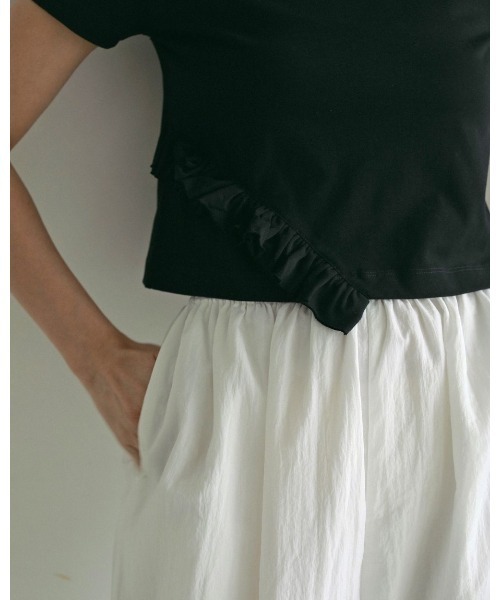 tシャツ anuke Compact Frill T-shirts 62510620 レディース ànuke online store（アンヌーク） / Compact Frill T