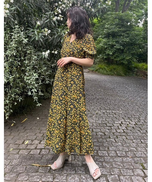 FRAY I.D（フレイ・アイディー） 半袖ワンピース 0 グリーン