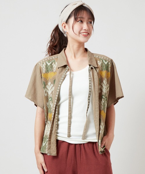 ブラウス シャツ 「チャイハネ」ソリハンシャツ レディース チャイハネ ブラウス シャツ 「チャイハネ」ソリハンシャツ