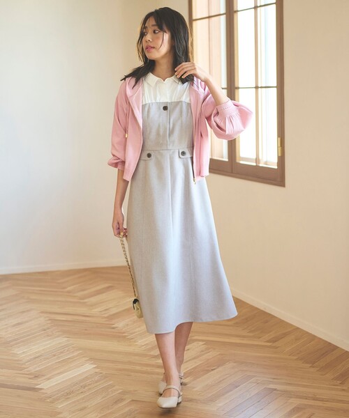 「Feroux」 ニットパーカー F グリーン レディース_画像3