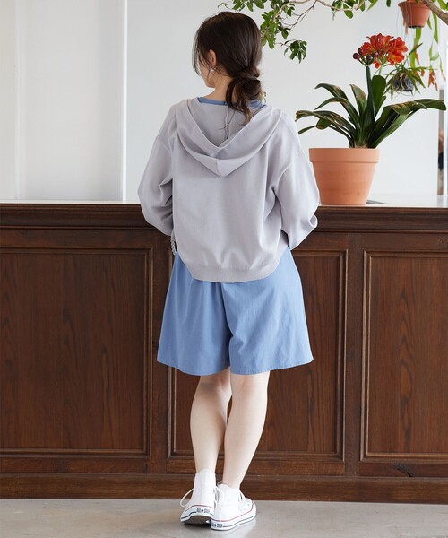 「Feroux」 ニットパーカー F グリーン レディース_画像7