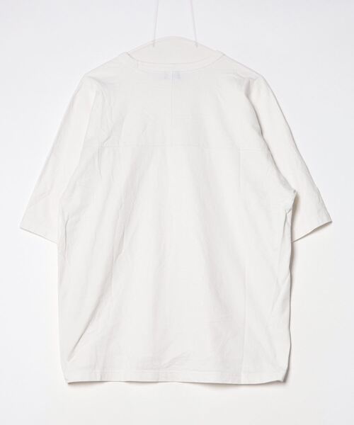 「KAVU」 ワンポイント半袖Tシャツ L ホワイト メンズ