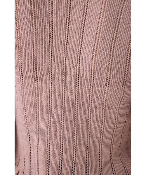 MOUSSY（マウジー） カーディガン 「EC・一部店舗限定」FRILL STRIPED