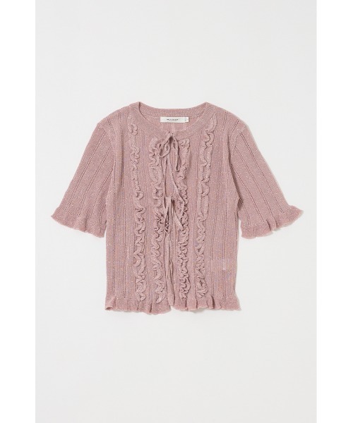 MOUSSY（マウジー） カーディガン 夏 「EC・一部店舗限定」FRILL