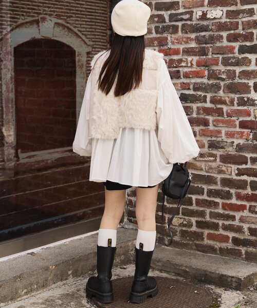 etsinta（エシンタ） ベスト ジレ etsintaリメイクファーベスト