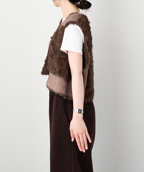 etsinta（エシンタ） ベスト ジレ etsintaリメイクファーベスト