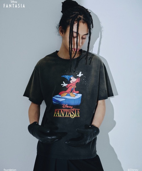 Camphor wood tシャツ Disney Fantasia / fade graphic tee