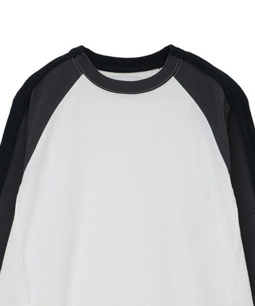 STYLISE tシャツ 「FACETASM」LAYERD LONG TEE / ホワイト×スモーク