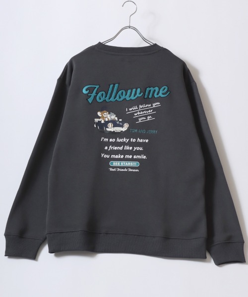 トレーナー スウェット 2025AW Tom and Jerry/トムとジェリー オーバー