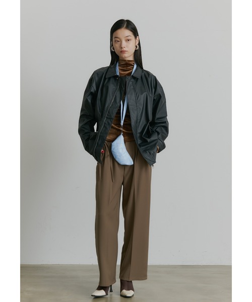 SEN TOKYO ブルゾン アウター ビッグシルエットレザーブルゾン