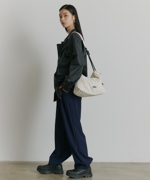 SEN TOKYO ブルゾン アウター ビッグシルエットレザーブルゾン