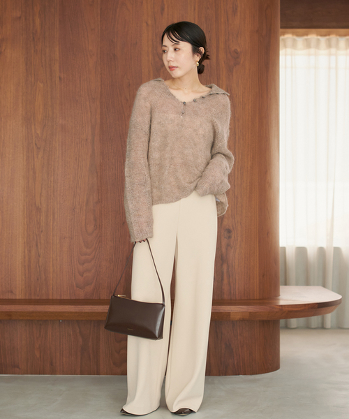 プラージュ plage linen bias relax PT セール】Linen Bias Relax パンツ◇（その他パンツ）｜Plage