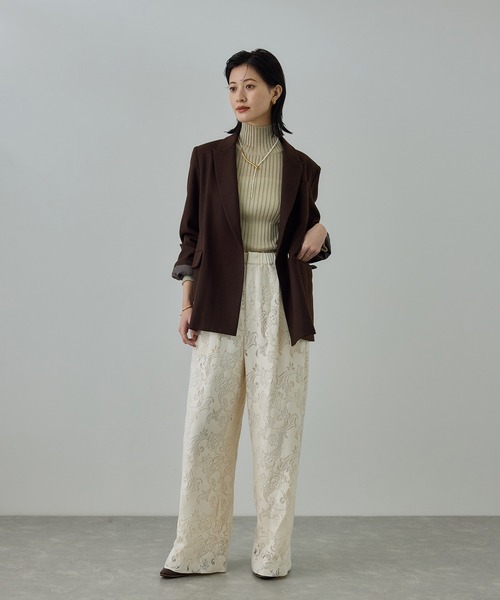 ROPE'（ロペ） ジャケット テーラードジャケット ウールフランネル