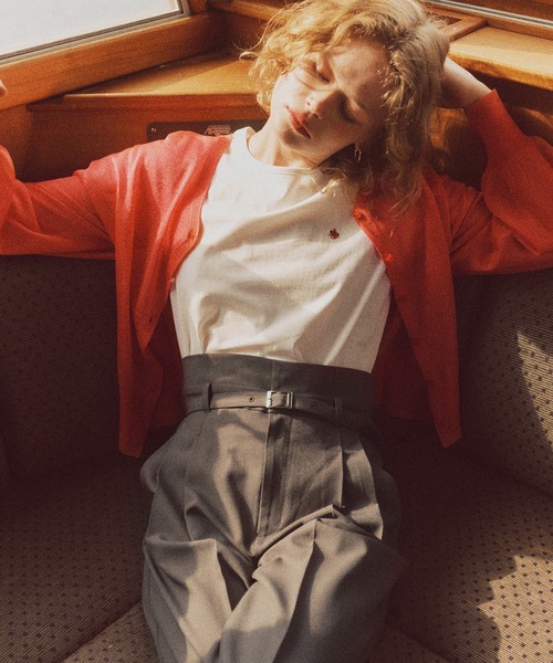 「POLO BCS」 半袖Tシャツ M ホワイト レディース_画像7