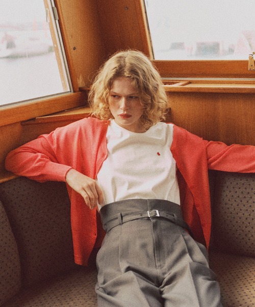 「POLO BCS」 半袖Tシャツ M ホワイト レディース_画像8