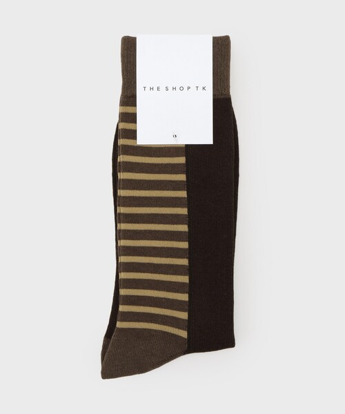 THE SHOP TK 靴下 パネルデザインソックス メンズ : ZOZOTOWN Yahoo!店